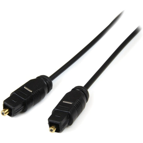 StarTech 15 ft Thin Toslink Digital Optical SPDIF Audio Cable