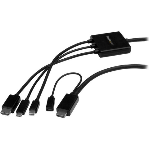 StarTech 2m USB-C, HDMI or mDP to HDMI Converter Cable