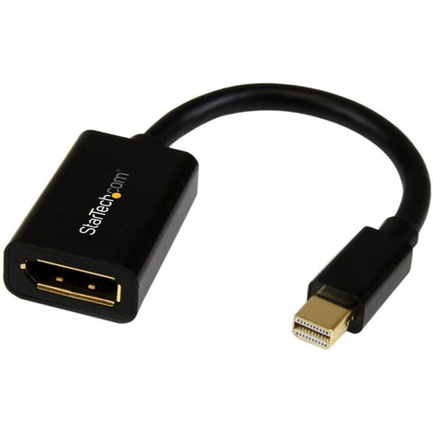 StarTech 6in Mini DisplayPort to DisplayPort Video Cable Adapter - M/F