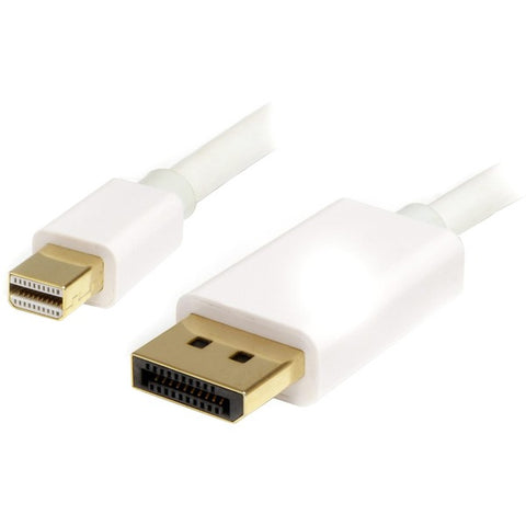 StarTech 2 m White Mini DisplayPort to DisplayPort 1.2 Adapter Cable - M/M
