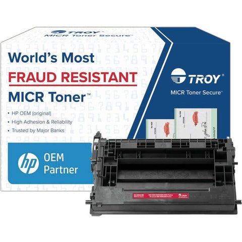 TROY M607/M608/M609 MICR Toner Secure Cartridge (Coordinating HP Part Number: CF237A)