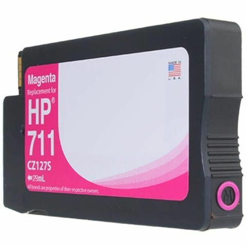 Clover Technologies Group, LLC Remanufactured Magenta Wide Format Ink Cartridge for HP 711 (CZ131A )