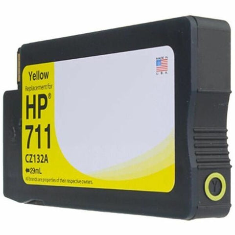 Clover Technologies Group, LLC Remanufactured Yellow Wide Format Ink Cartridge for HP 711 (CZ132A)