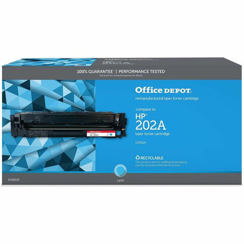 Clover Technologies Group, LLC Remanufactured Cyan Toner Cartridge for HP CF501A (HP 202A)