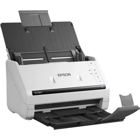 Epson Epson DS-530 II - Document scanner - Contact Image Sensor (CIS) - Duplex - 8.5 in x 240 in - 600 dpi x 600 dpi - up to 35 ppm (mono) / up to 35 ppm (color) - ADF (50 sheets) - up to 4000 scans per day - USB 3.0