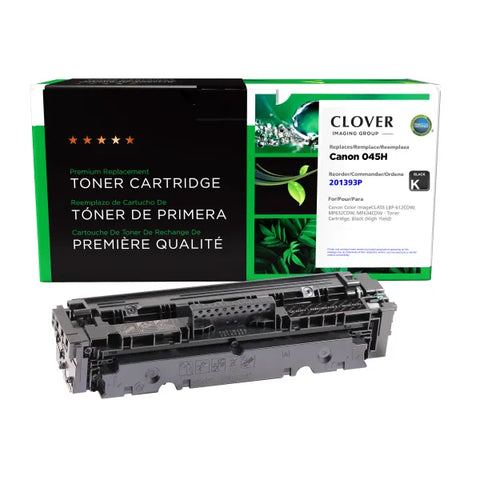 Clover Technologies Group, LLC Remanufactured High Yield Black Toner Cartridge for Canon 1246C001 (045 H)