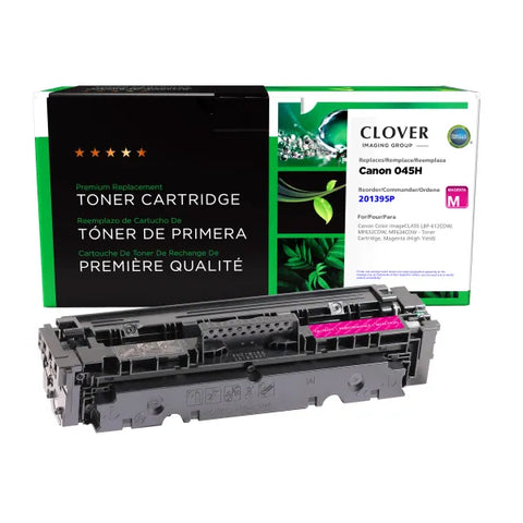Clover Technologies Group, LLC Clover Imaging Remanufactured High Yield Magenta Toner Cartridge for Canon 1244C001 (045 H)