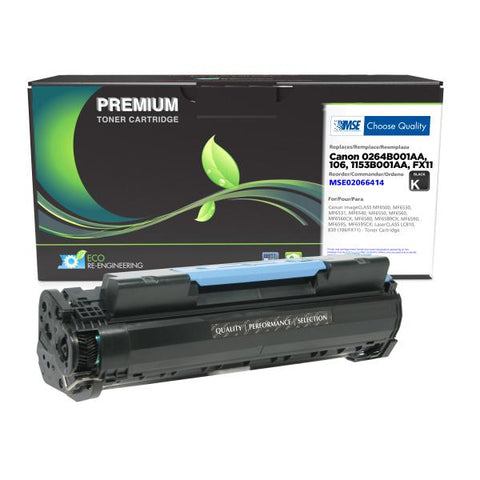 MSE Remanufactured Universal Toner Cartridge for Canon 0264B001AA/1153B001AA (106/FX11)