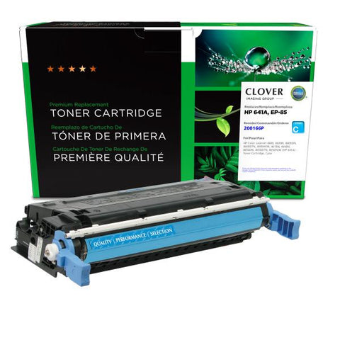 Clover Technologies Group, LLC Remanufactured Cyan Toner Cartridge (Alternative for HP C9721A 641A) (8000 Yield)