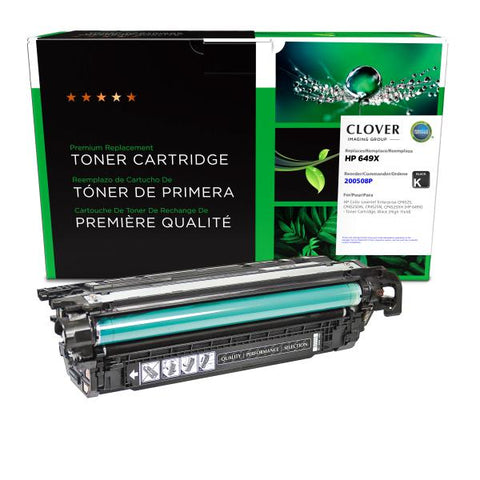 Clover Technologies Group, LLC Remanufactured High Yield Black Toner Cartridge (Alternative for HP CE260X 649X) (17000 Yield)