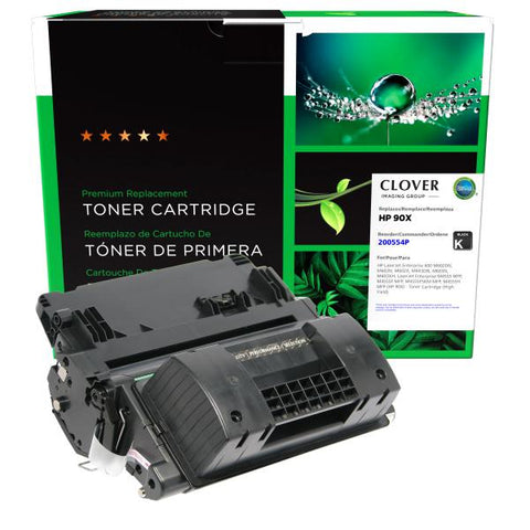 Clover Technologies Group, LLC Remanufactured High Yield Toner Cartridge (Alternative for HP CE390X 90X) (24000 Yield)