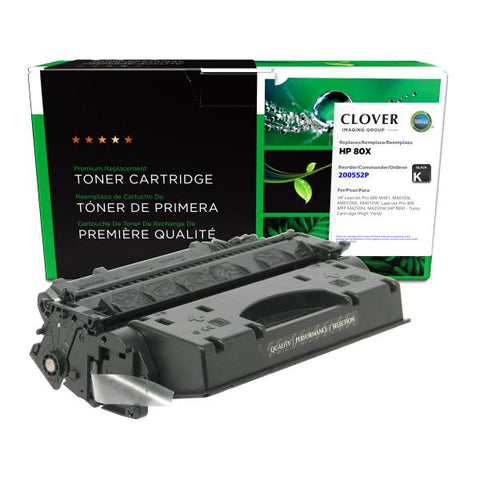 Clover Technologies Group, LLC Remanufactured High Yield Toner Cartridge for HP CF280X (HP 80X)