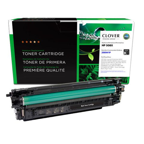 Clover Technologies Group, LLC High Yield Black Toner Cartridge for HP CF360X (HP 508X)