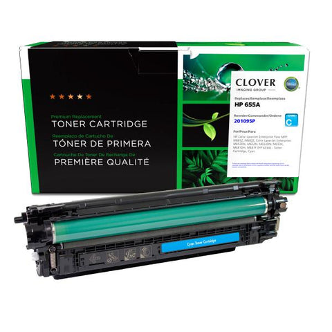 Clover Technologies Group, LLC Clover Imaging Remanufactured Cyan Toner Cartridge for HP CF451A (HP 655A)