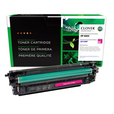 Clover Technologies Group, LLC Clover Imaging Remanufactured High Yield Magenta Toner Cartridge for HP CF463X (HP 656X)