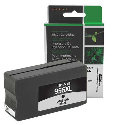 Clover Technologies Group, LLC Remanufactured High Yield Black Ink Cartridge for HP L0R39AN (HP 956XL)