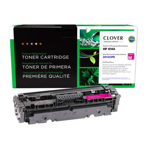 Clover Technologies Group, LLC Clover Imaging Remanufactured Magenta Toner Cartridge for HP W2023A (HP 414A)