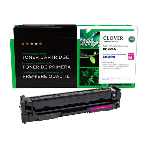 Clover Technologies Group, LLC Clover Imaging Remanufactured Magenta Toner Cartridge for HP W2113A (HP 206A)