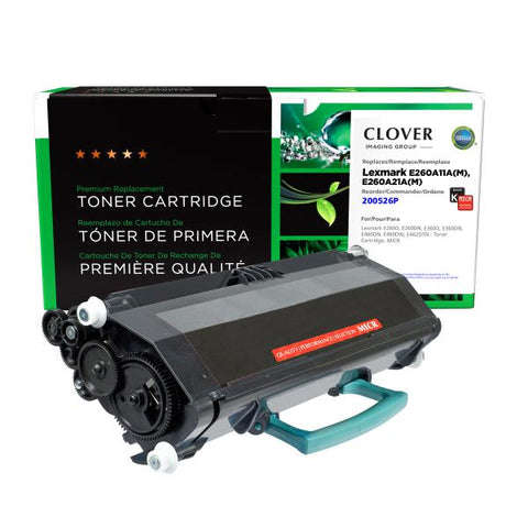 Clover Technologies Group, LLC MICR Toner Cartridge for Lexmark E260/E360/E460/E462