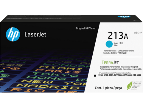 HP 213A Cyan Original LaserJet Toner Cartridge