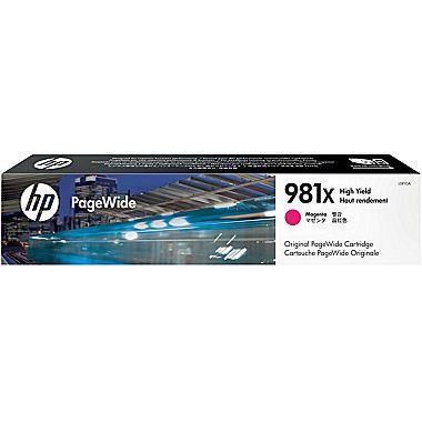 HP 981X (L0R10A) High Yield Magenta Original PageWide Cartridge (10000 Yield)