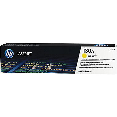 HP 130A (CF352A) Yellow Original LaserJet Toner Cartridge (1000 Yield)