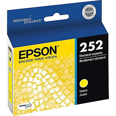 Epson OEM Epson 252 (T252420) Inkjet, Yellow, 300 Yield