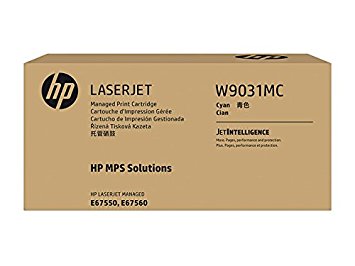HP (W9031MC) Cyan Managed Original LaserJet Optimized High Yield Toner Cartridge (28000 Yield)