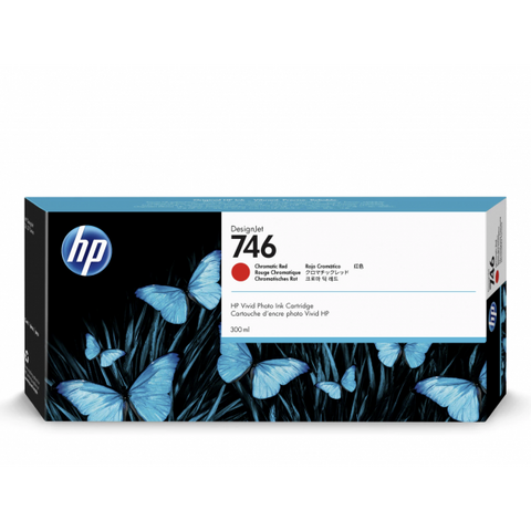 HP 746 (P2V81A) Chromatic Red Original Ink Cartridge (300 ml)