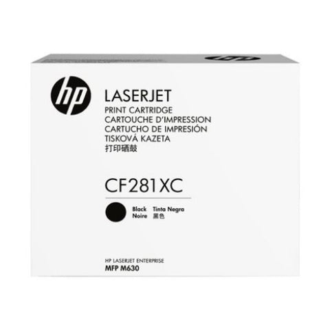 HP 81X (CF281XC) Black Original LaserJet Toner Cartridge (25000 Yield)