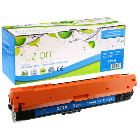 Fuzion HP CE271A (650A) Remanufactured Toner - Cyan
