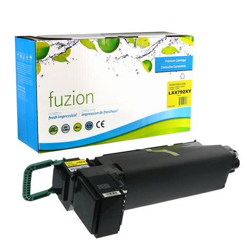 Fuzion Lexmark X792X1YG Reman. Toner - Yellow
