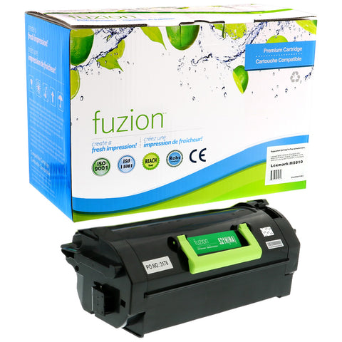 Fuzion Lexmark 52D1H00 Remanufactured Toner - Black