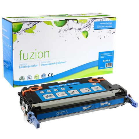 Fuzion HP Q6471A (502A) Remanufactured Toner - Cyan