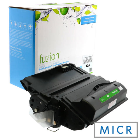 Fuzion HP Q5942A Reman. MICR Toner - Black