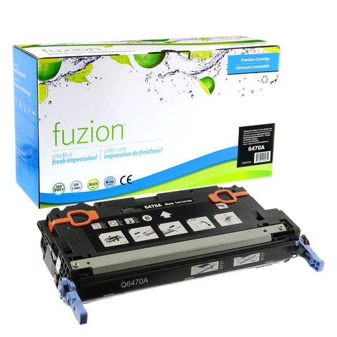 Fuzion HP Q6470A (501A) Remanufactured Toner - Black