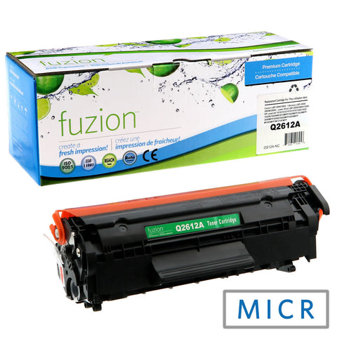 Fuzion HP Q2612A (12A) Remanufactured MICR Toner