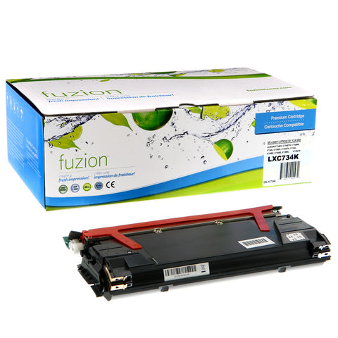 Fuzion Lexmark C734A1KG Remanufactured Toner - Black