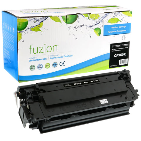 Fuzion HP CF360X (508X) Remanufactured Toner - Black