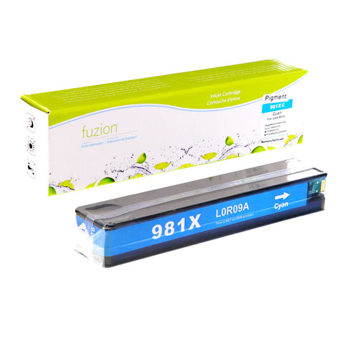 Fuzion HP #981X (L0R09A) Compatible High Yield Inkjet - Cyan