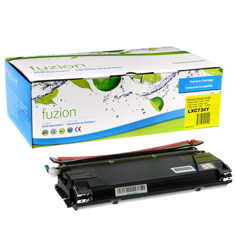 Fuzion Lexmark C734A1YG Reman. Toner - Yellow