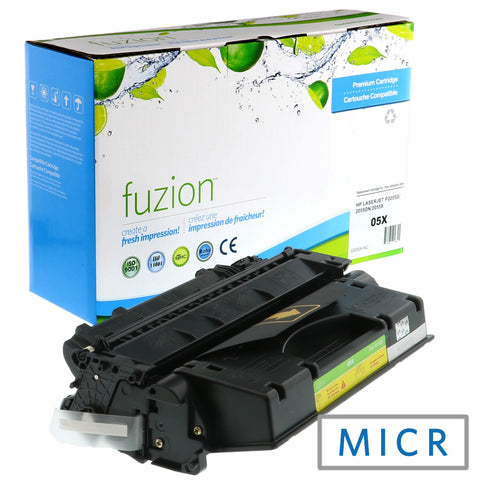 Fuzion HP CE505X (05X) Remanufactured MICR Toner