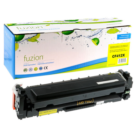 Fuzion HP CF412X (410X) Compatible Toner - Yellow