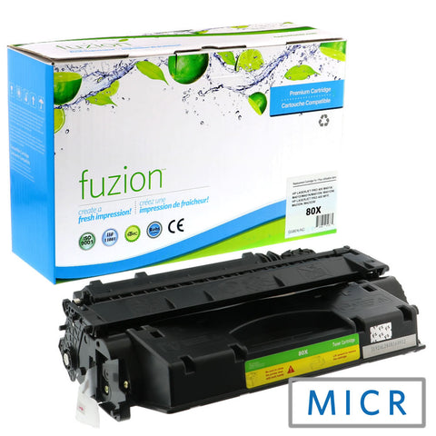 Fuzion HP CF280X (80X) Remanufactured MICR Toner