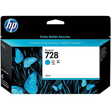 HP 728 (F9J67A) Cyan Original Ink Cartridge (130 ml)