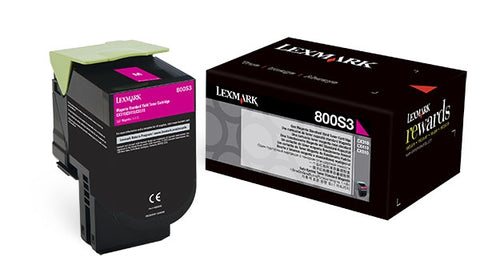 Lexmark (800S3) Magenta Toner Cartridge (2000 Yield)