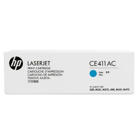 HP 305A (CE411AC) Cyan Original LaserJet Toner Cartridge (2600 Yield)