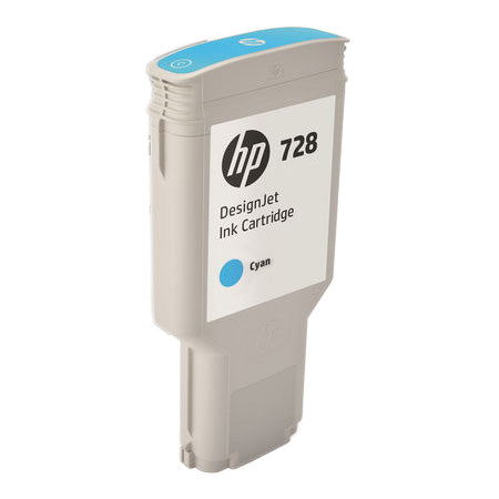 HP 728 (F9K17A) Cyan Original Ink Cartridge (300 ml)