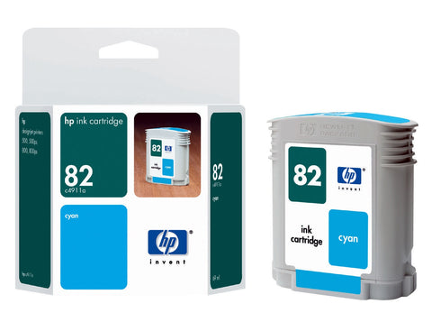 HP 82 (C4911A) Cyan Original Ink Cartridge (69 ml)