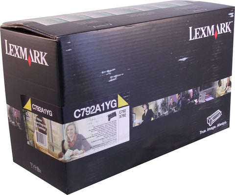 Lexmark Yellow Return Program Toner Cartridge (6000 Yield)